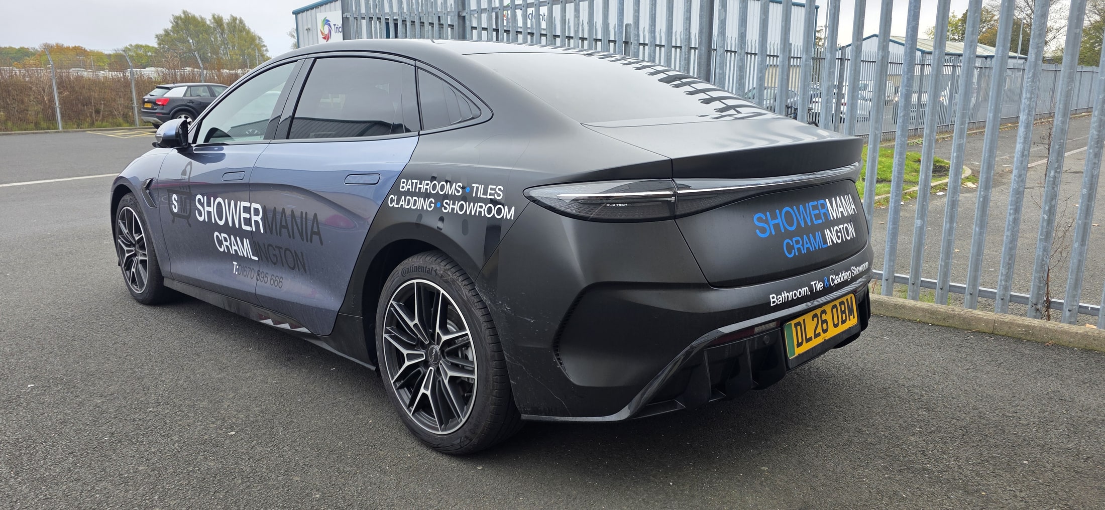 ShowerMania Cramlington home survey car